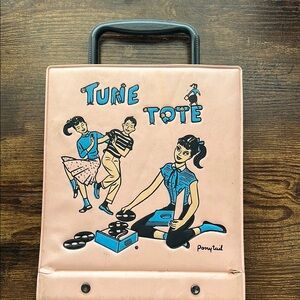 Playful Tune Tote Record Holder